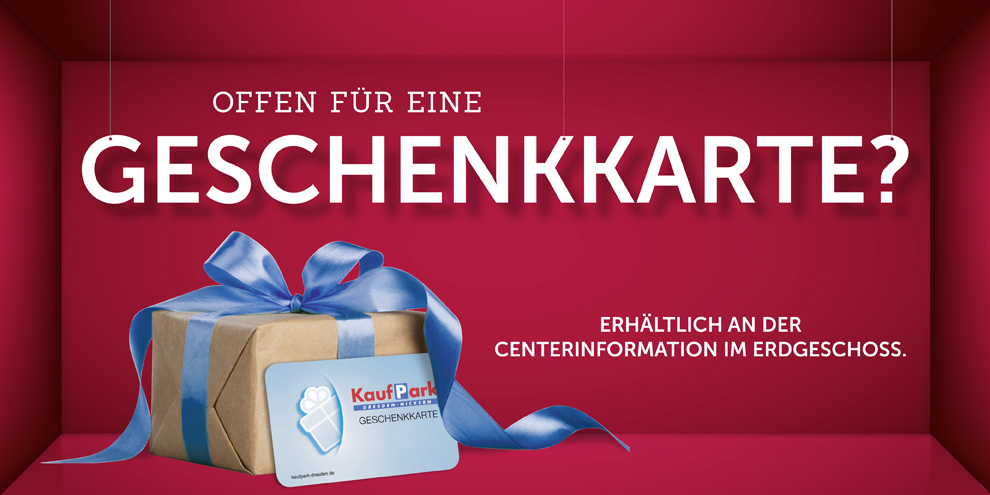 Offen für eine Geschenkkarte?