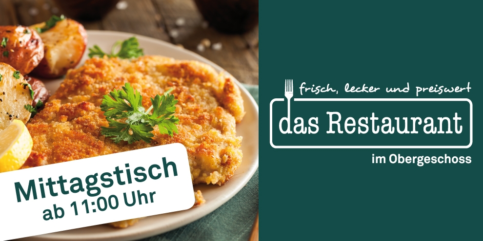 Mittagstisch im Restaurant