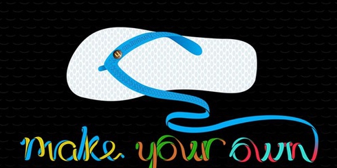 Make your own Havaianas... 