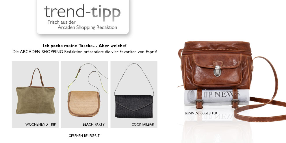Eine Tasche für jede Gelegenheit!