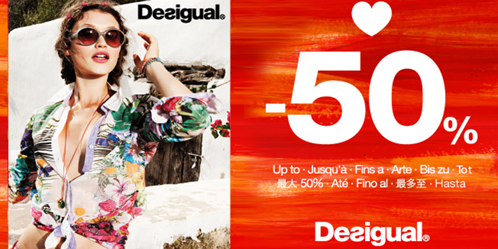 Desigual feiert den großen Sommer-Sale!