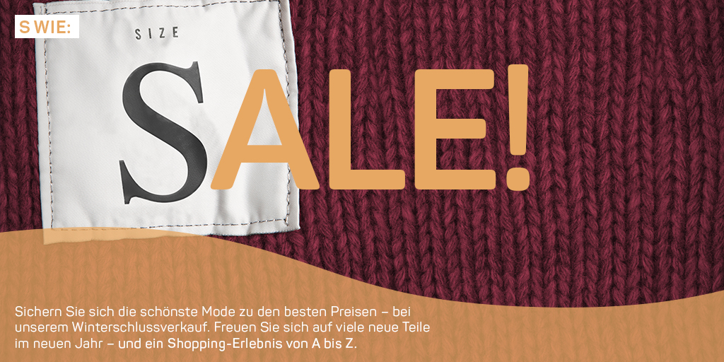 S wie: Sale