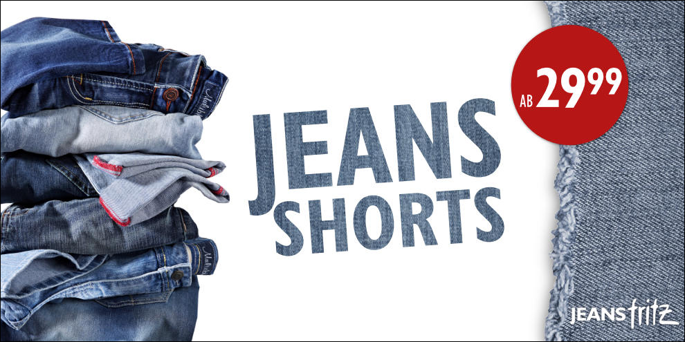 Neue Denimshorts bei Jeans Fritz