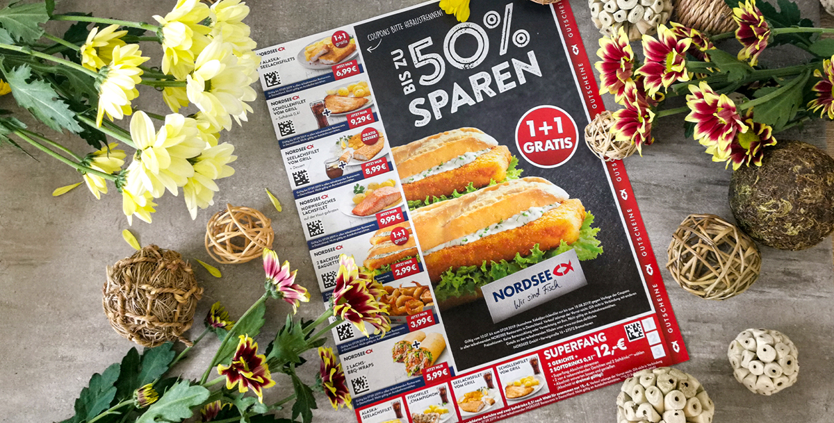 Unsere beliebten NORDSEE Coupons sind zurück!