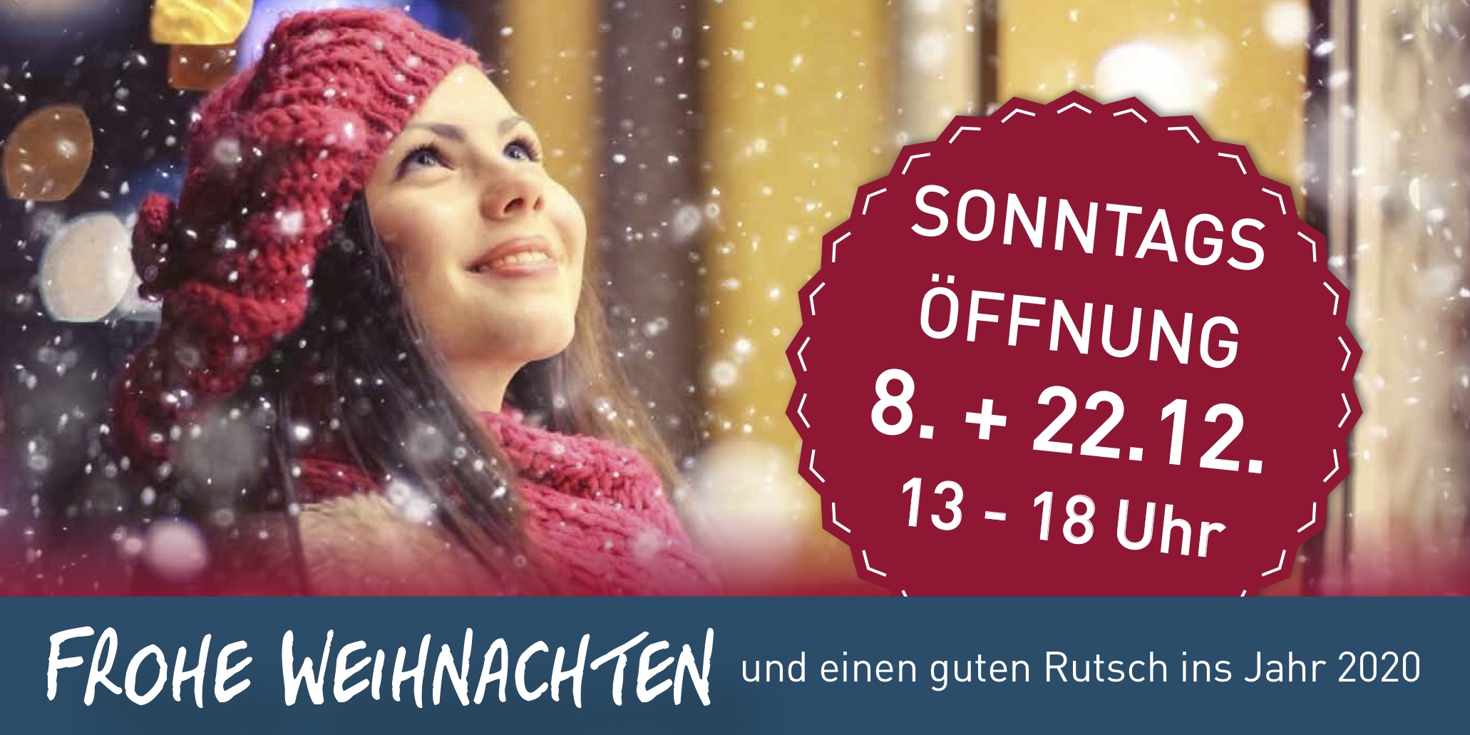 Weihnachten im neuen EKZ Wust